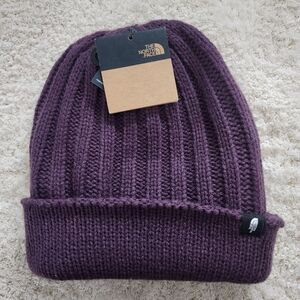 The North Face Purple Knit Beanie